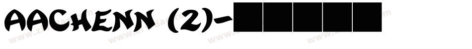 Aachenn (2)字体转换